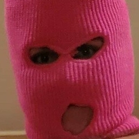 Masked Pink Peach Nackt